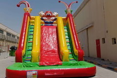 Double clown circus water slide