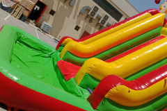 Double clown circus water slide