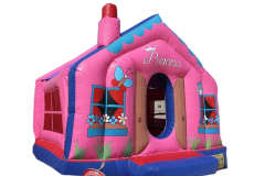 Pink House Bouncy 4x4M