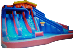 Red Blue Yellow Splash Water Combo 6x6x4M
